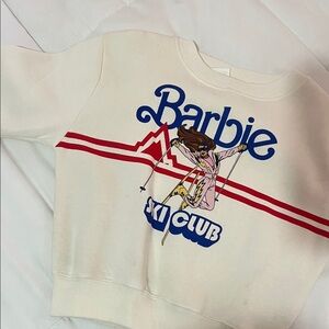 Barbie Kids Ski Club Sweatshirt - White, Red, Blue